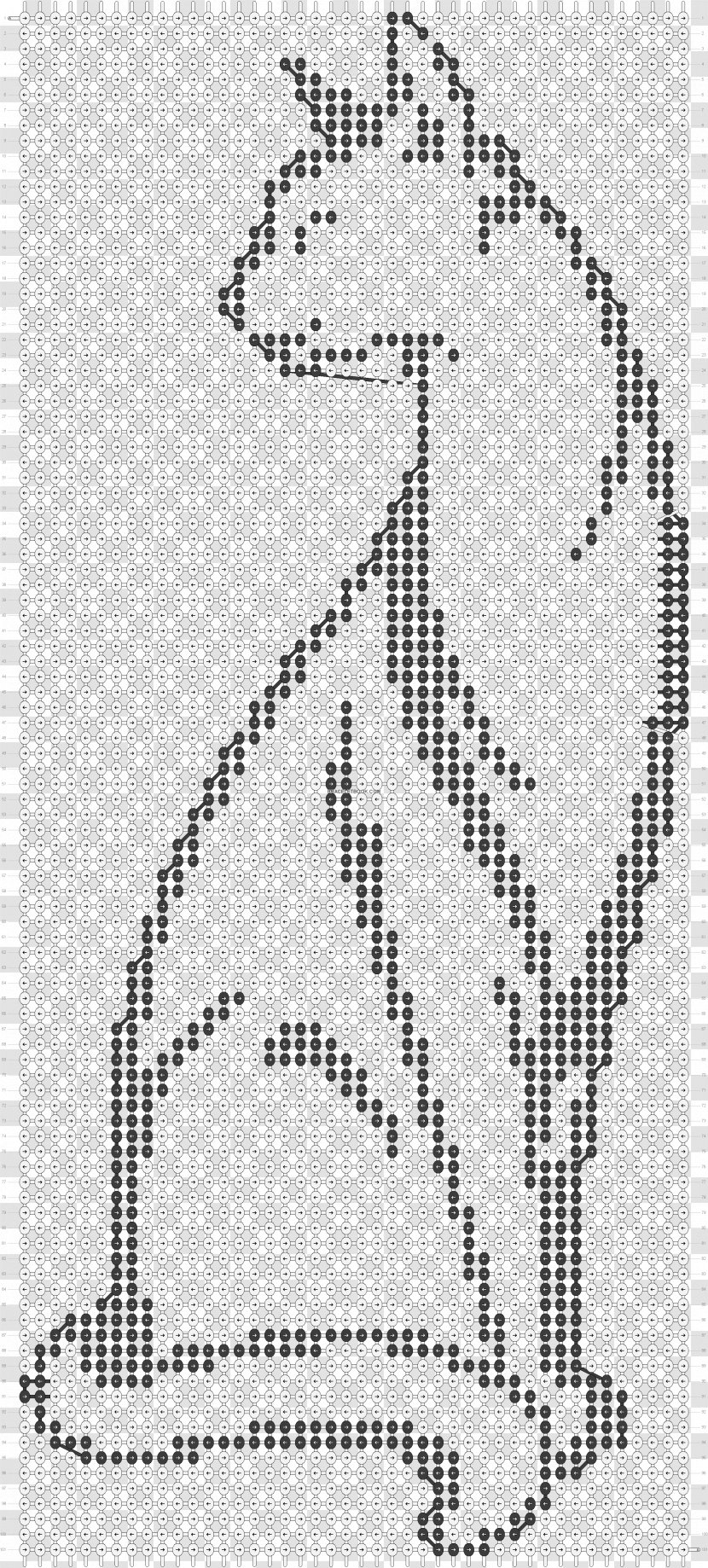 Cross-stitch Cat Cross Stitch Pattern Friendship Bracelet - Text Transparent PNG