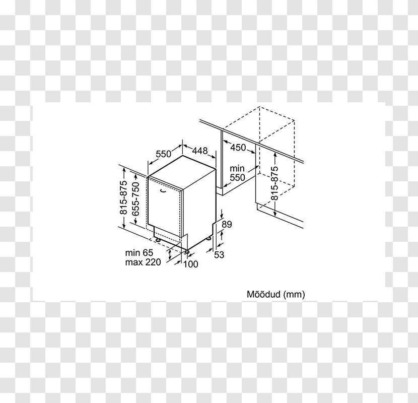 Dishwasher Robert Bosch GmbH Series 4 Spv44ix00e SPV40F20EU Price - Structure Transparent PNG