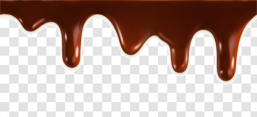 Chocolate Cake Bar Melting - Vector Texture Dripping Material Transparent PNG