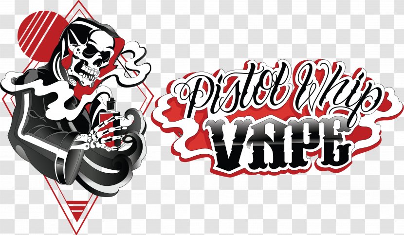 Pistol Whip Vape Logo Electronic Cigarette Blue Raspberry Flavor Product - Melon Transparent PNG