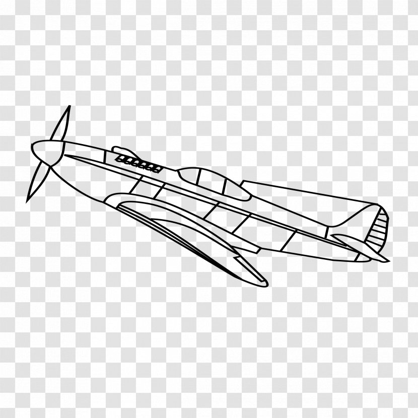 Airplane Fighter Aircraft Second World War Messerschmitt Bf 109 Clip Art - Point - Plane Transparent PNG