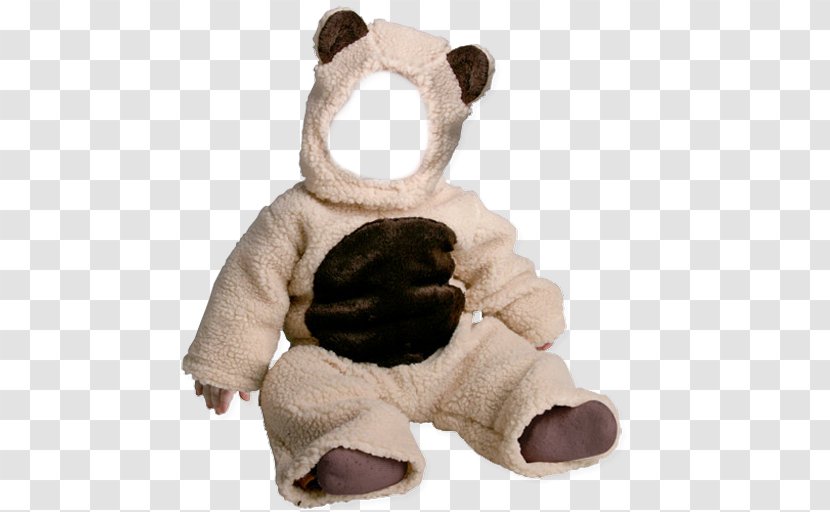 Bear Costume Infant Suit Doll - Heart Transparent PNG