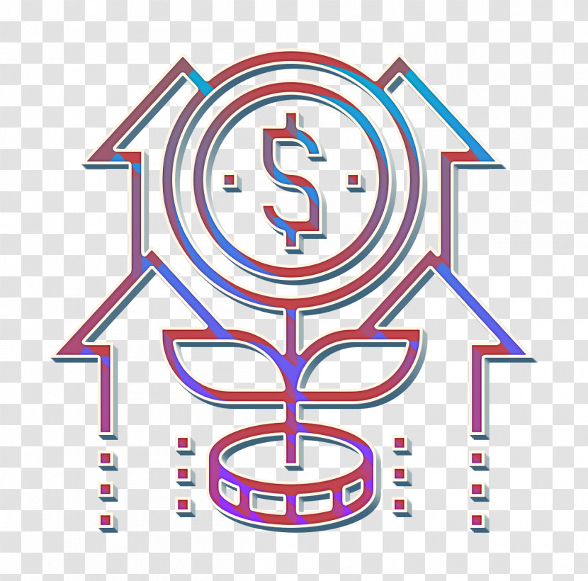 Growth Icon Crowdfunding Icon Bank Icon Transparent PNG