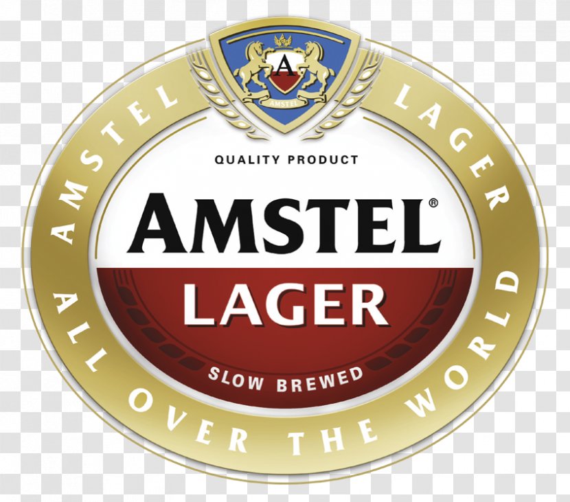Amstel Lager Beer Distilled Beverage - Brewing Grains Malts Transparent PNG