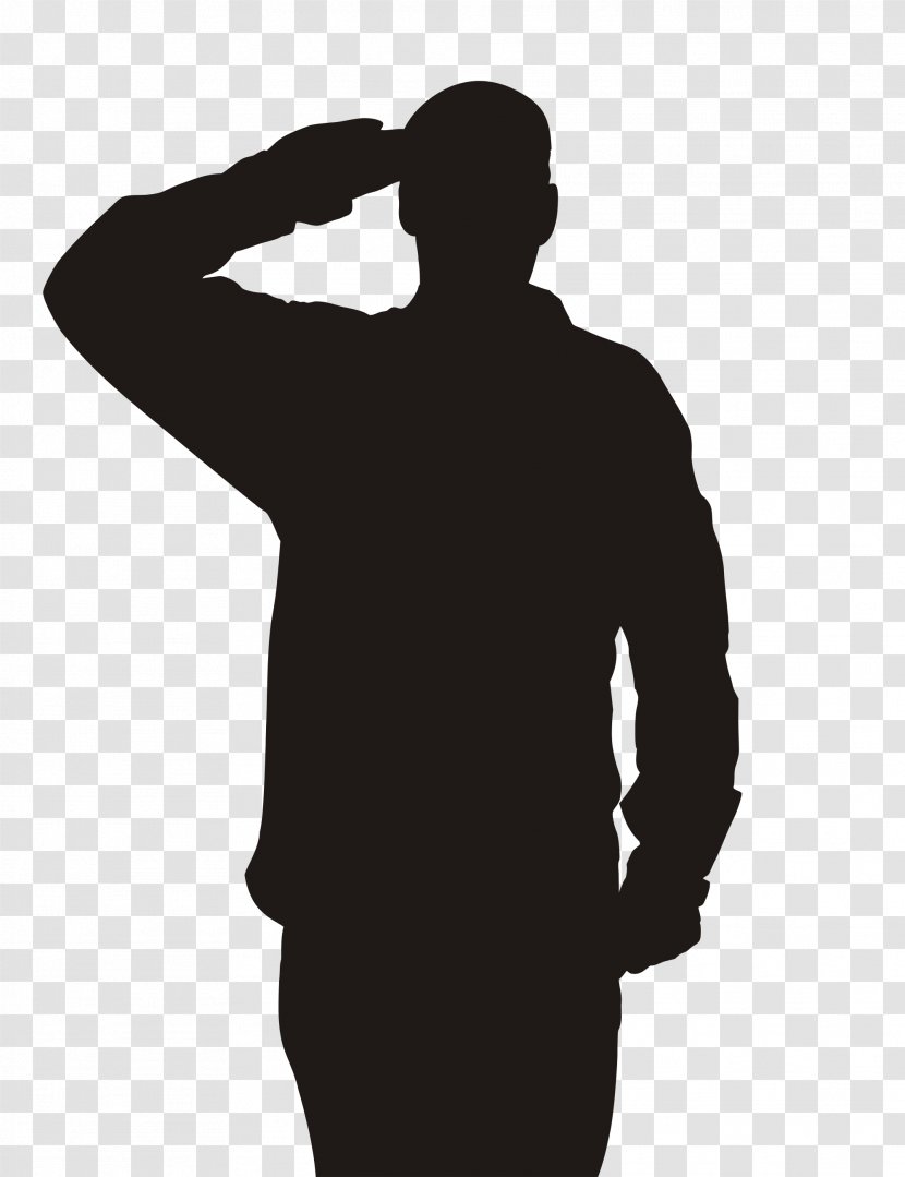 Salute Soldier Military Respect Clip Art - Present Arms Transparent PNG