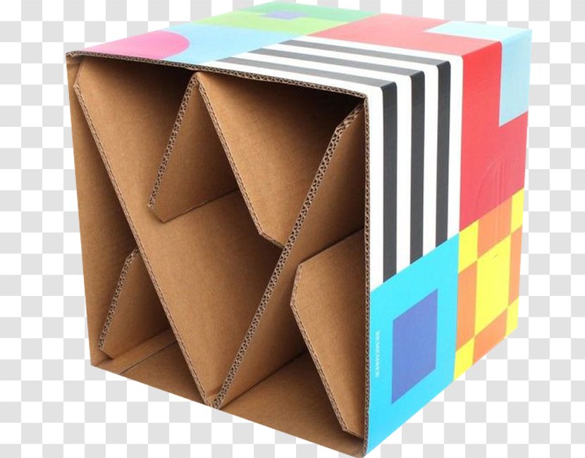 Box Cardboard Furniture Table Stool Transparent PNG