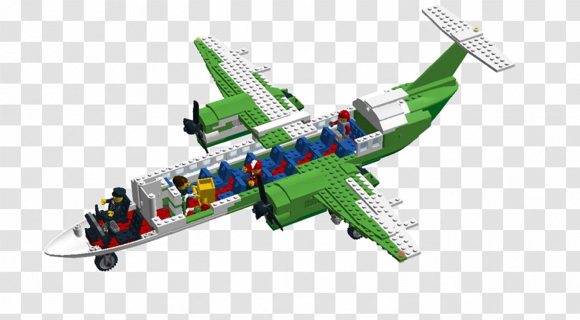 Airplane LEGO Aerospace Engineering - Lego Town Airport Transparent PNG