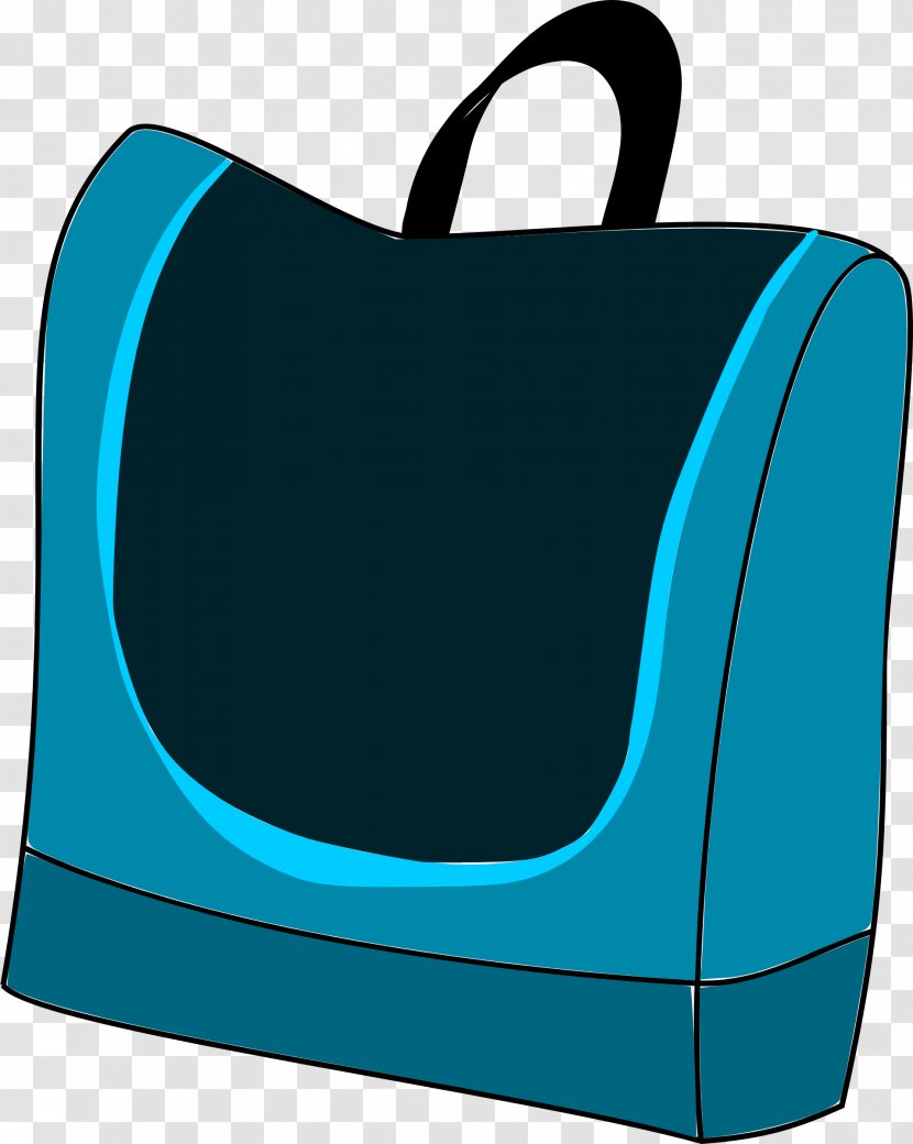 Bag Tag Baggage Clip Art - Azure - Luggage Clipart Transparent PNG