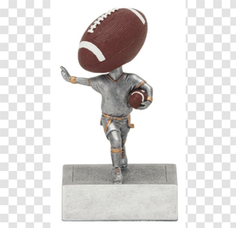 Trophy Flag Football Award Bobblehead Ten-pin Bowling - Sculpture Transparent PNG