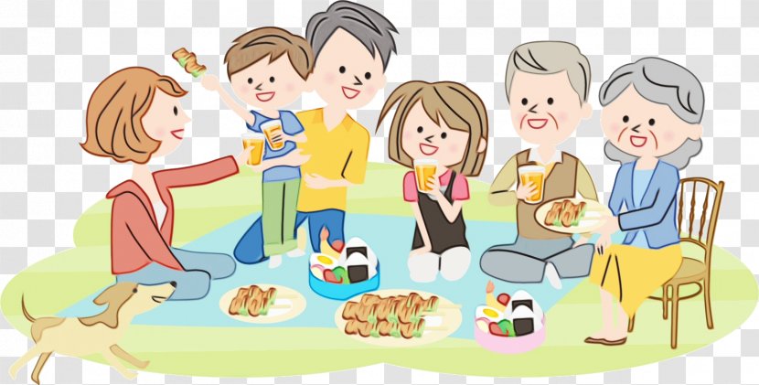 Kids Playing Cartoon - Play - Family Pictures Transparent PNG