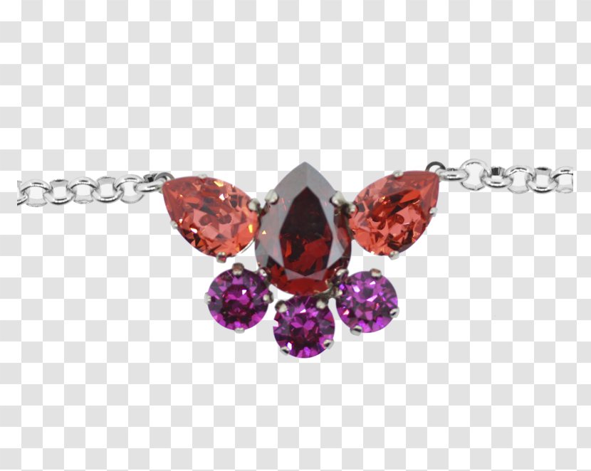 Ruby Body Jewellery Necklace Charms & Pendants - Crystal Transparent PNG