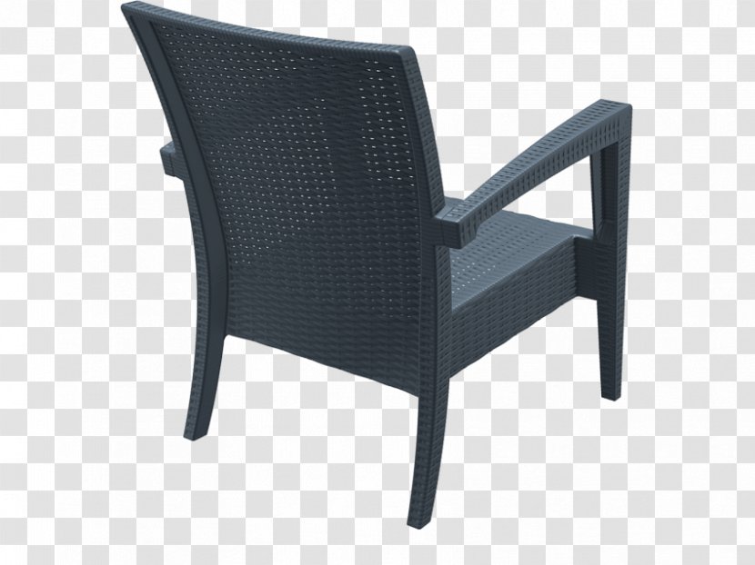Chair Table Garden Furniture Fauteuil - Armrest - Resin Wicker Transparent PNG