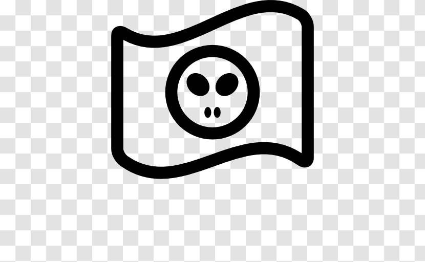 Jolly Roger Piracy Flag - Icon Hacker Transparent PNG