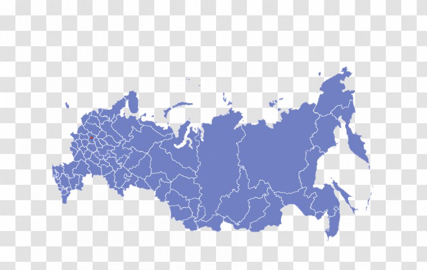 Flag Of Russia Blank Map - Stock Photography Transparent PNG