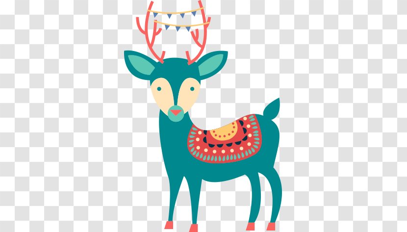 Deer - Mammal - Cartoon Transparent PNG