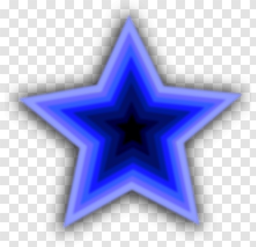 Star Clip Art - Cobalt Blue Transparent PNG