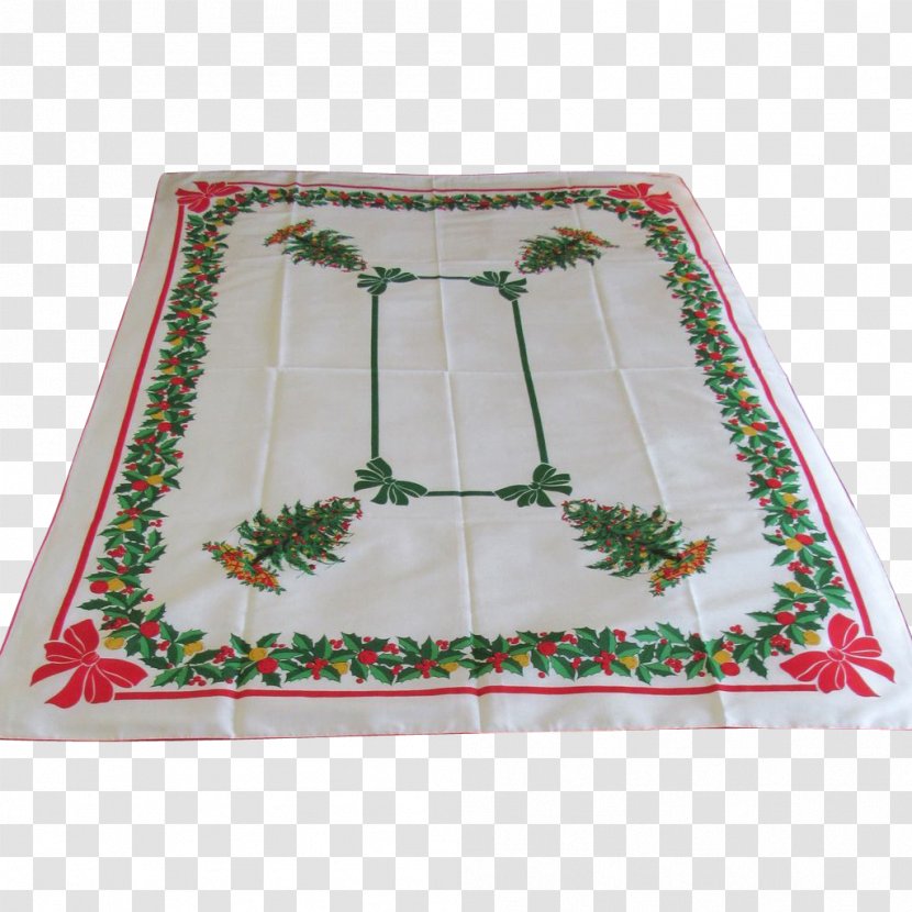 Place Mats Tablecloth Textile Embroidery Rectangle Transparent PNG