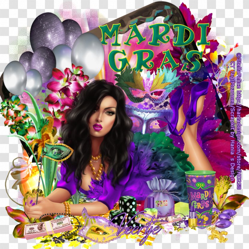 Lilac Violet Graphic Design Purple - Flower - Mardi Gras Flyer Template Transparent PNG