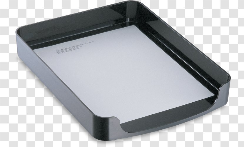 Rectangle Tray Plastic - Desk - Angle Transparent PNG