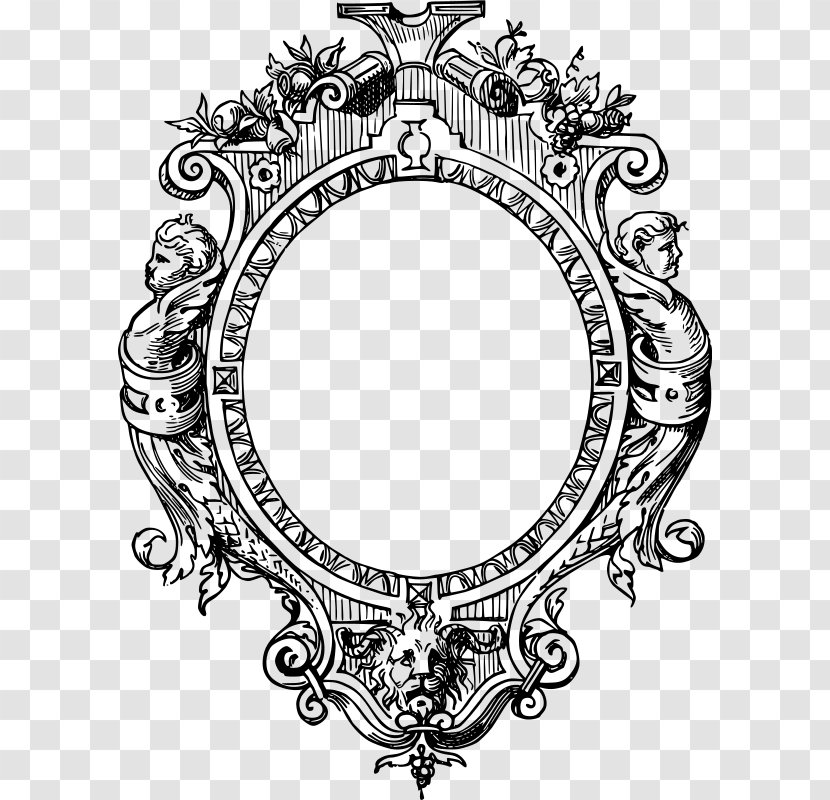 Picture Frames Decorative Borders Ornament Clip Art - Frame - Vector Transparent PNG