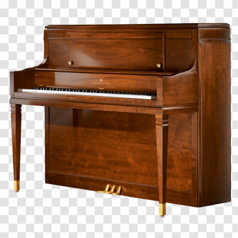 Steinway & Sons Upright Piano Grand Musical Instruments - Cartoon Transparent PNG