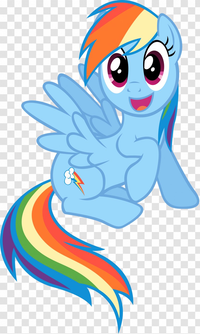 Rainbow Dash Vector Graphics Illustration Image Clip Art - Watercolor Transparent PNG