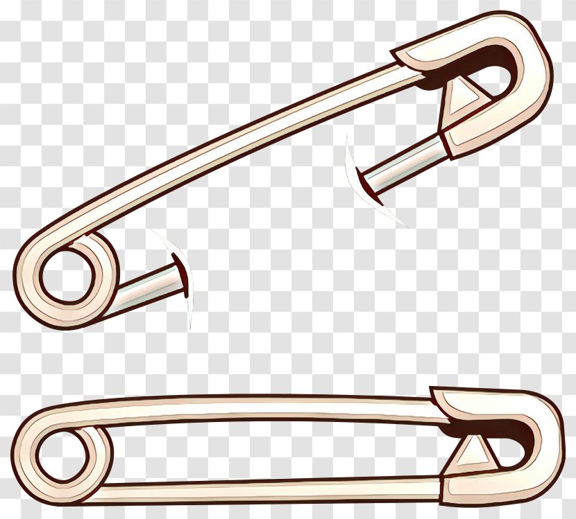 Safety Pin - Cartoon Transparent PNG