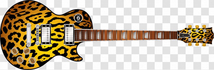 Leopard Guitar Musical Instruments Tiger Animal Print - String - Cheetah Transparent PNG