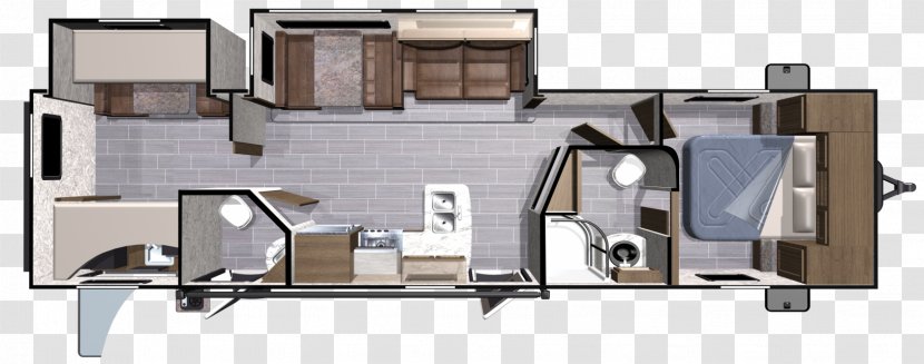 Campervans Caravan Fifth Wheel Coupling Pickup Truck Trailer - Dinette - Camper Transparent PNG