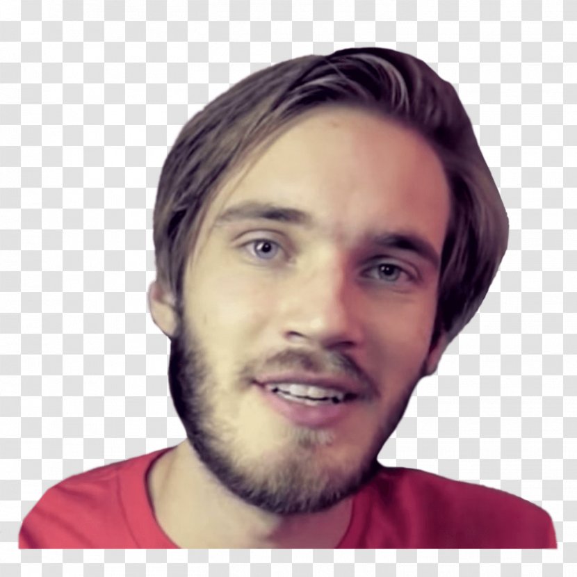 PewDiePie YouTuber Video The Post - Hairstyle - Make Faces Transparent PNG