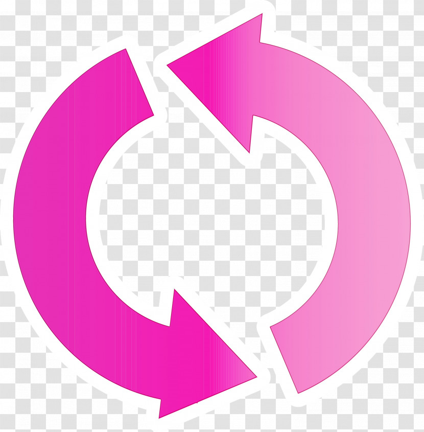 Pink Logo Circle Font Symbol Transparent PNG