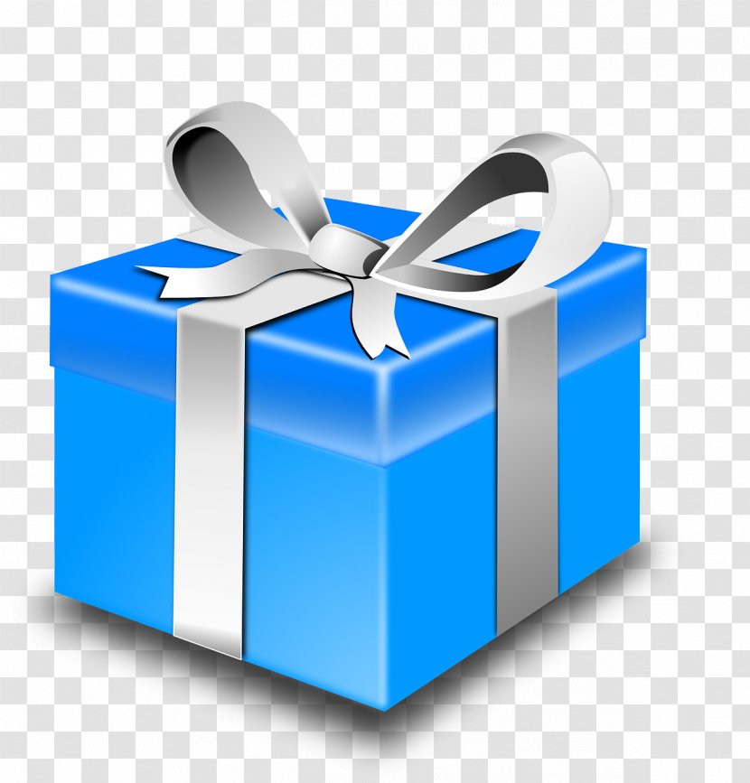 Gift Blue Clip Art - Balloon - Box Transparent PNG