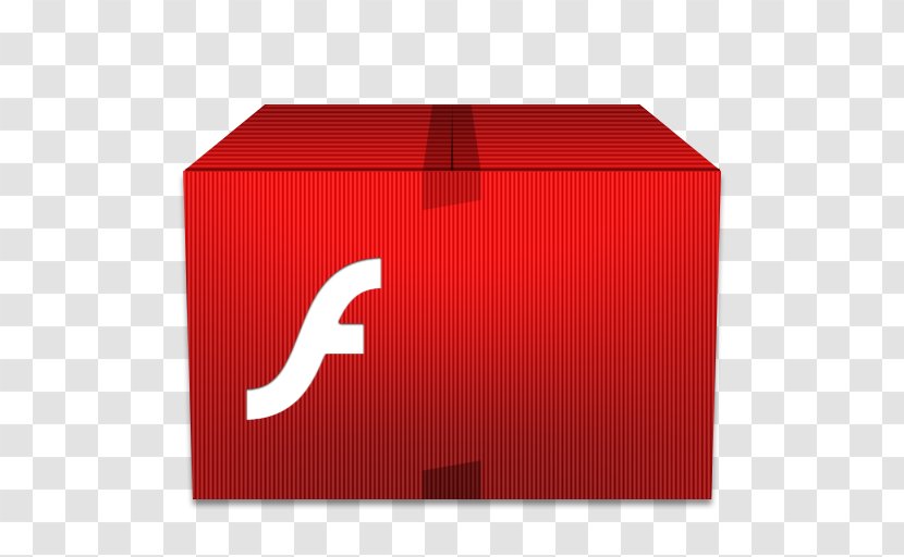 Adobe Flash Player Font - Red - Design Transparent PNG