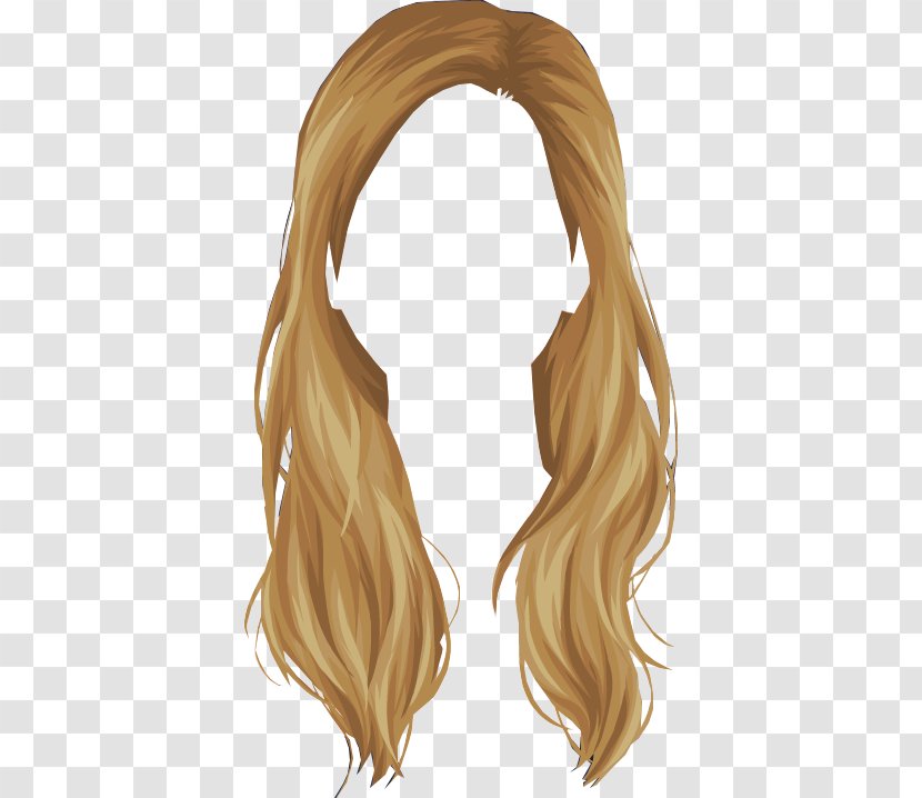 Stardoll Brown Hair Wig Transparent PNG