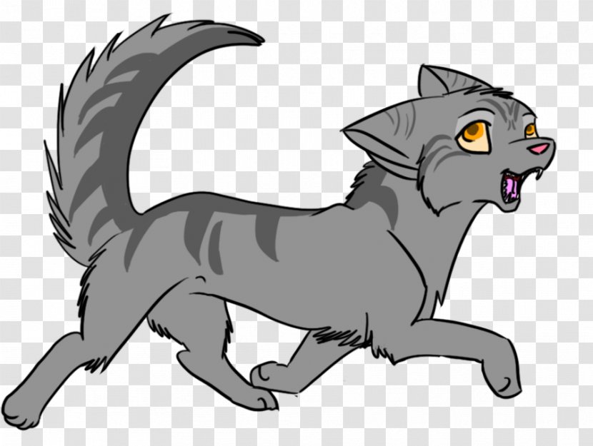 Cat Graystripe Warriors Firestar Silverstream - Gray Wolf Transparent PNG