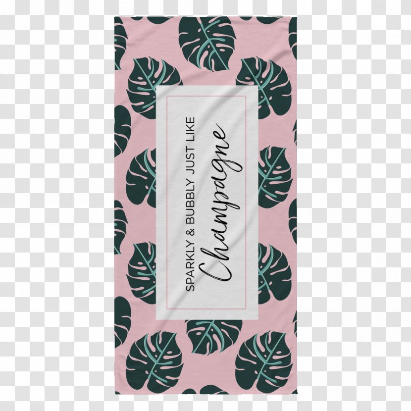 Towel Rosé Wine Champagne Palm Springs - Gold - Beach Collection Transparent PNG
