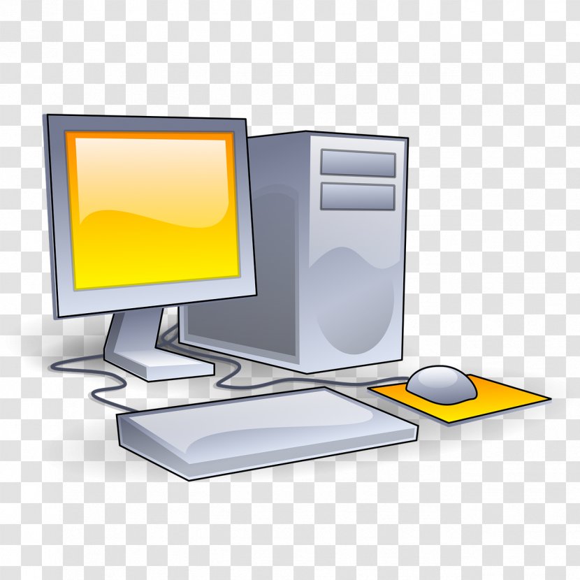 Laptop Desktop Computer Clip Art - Output Device - Cartoon Transparent PNG