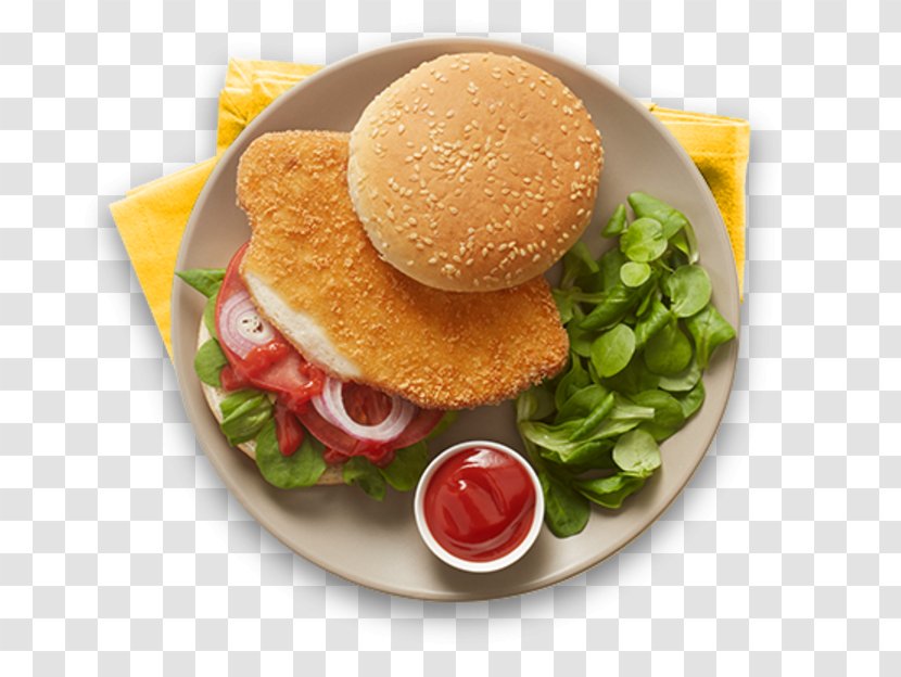 Cheeseburger Cotoletta Breakfast Sandwich Hamburger Cordon Bleu - Pork Cutlet In Supermarket Transparent PNG