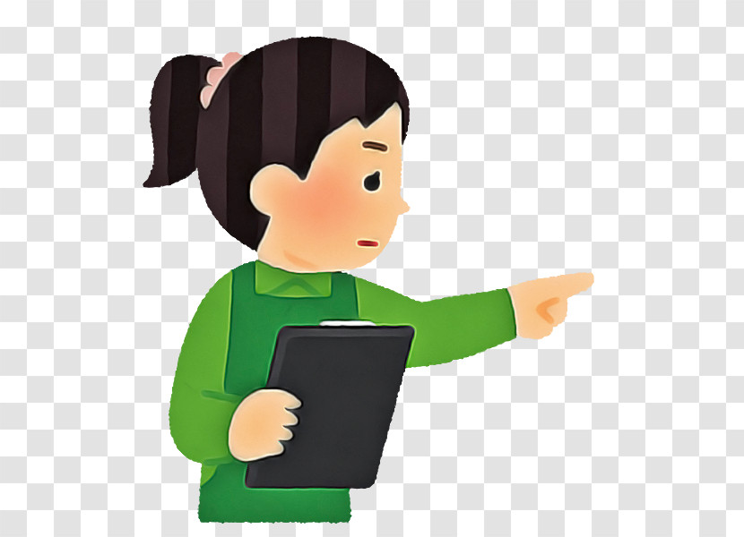 Cartoon Reading Animation Gesture Transparent PNG