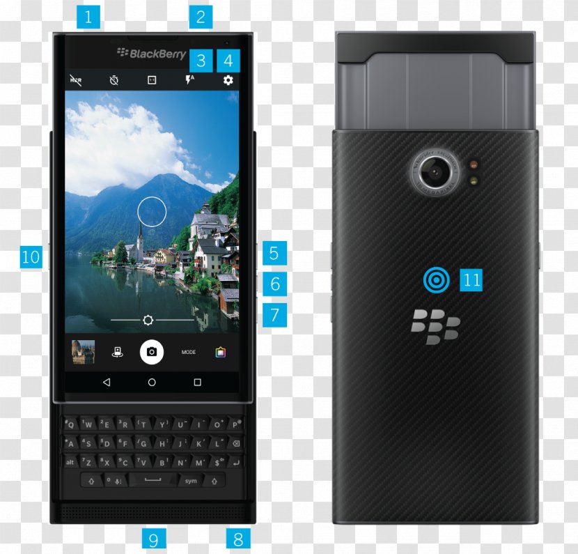 BlackBerry Priv Classic Z10 Smartphone Android Transparent PNG