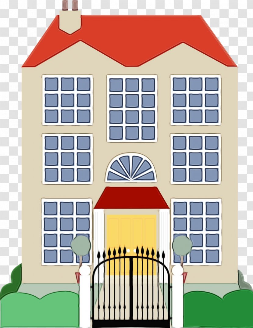 Clip Art Property House Playhouse Roof - Real Estate Home Transparent PNG