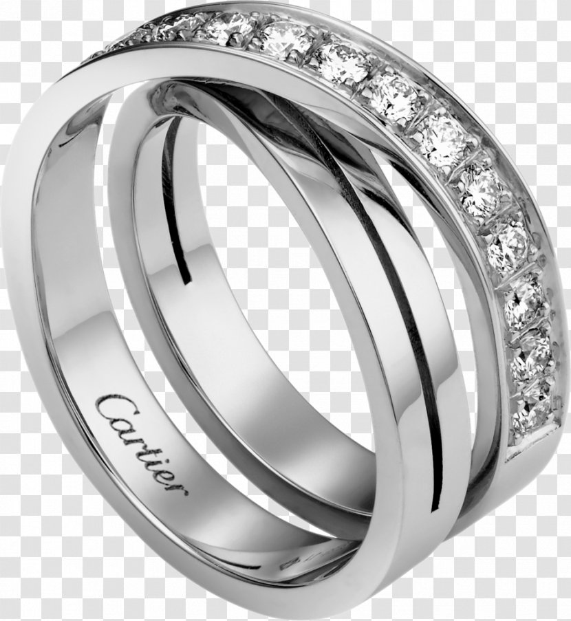 Wedding Ring Cartier Diamond Jewellery Transparent PNG