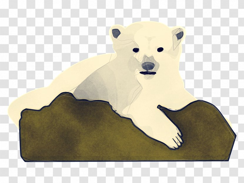 Polar Bear Animal Figure Sticker Wildlife Transparent PNG