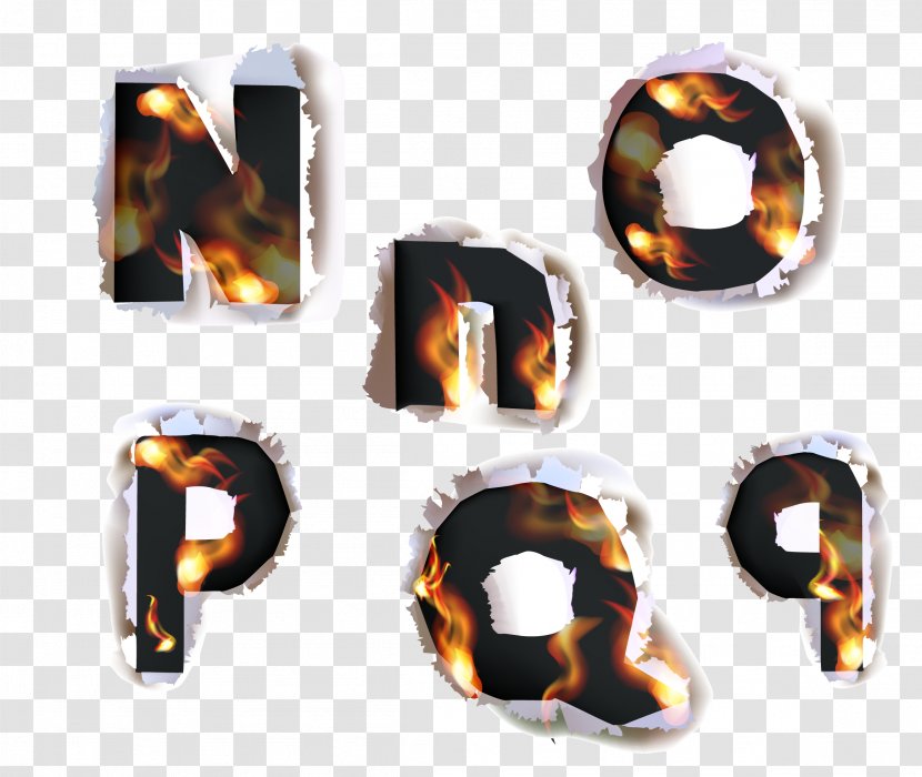 Paper Flame Fire - Tear The Letter Transparent PNG