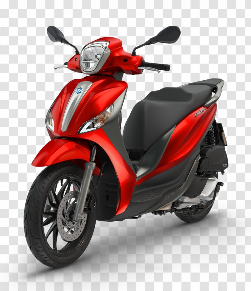 Piaggio Motorized Scooter Car Vespa GTS Transparent PNG