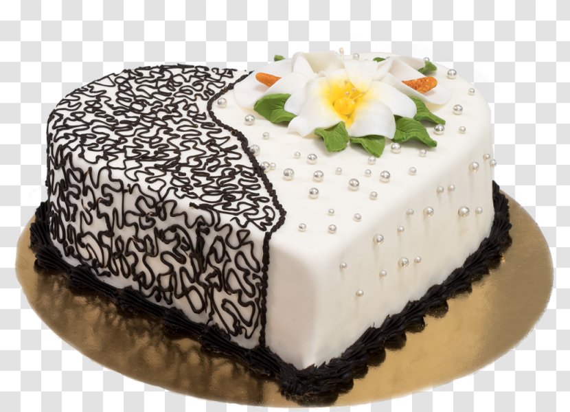 Buttercream Torte Chocolate Cake Marzipan Wedding Transparent PNG