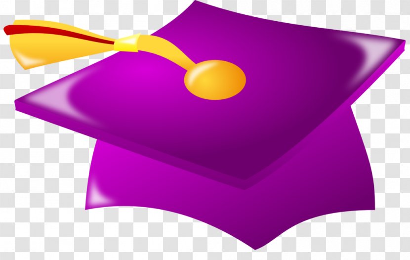Square Academic Cap Graduation Ceremony Clip Art - Violet Transparent PNG
