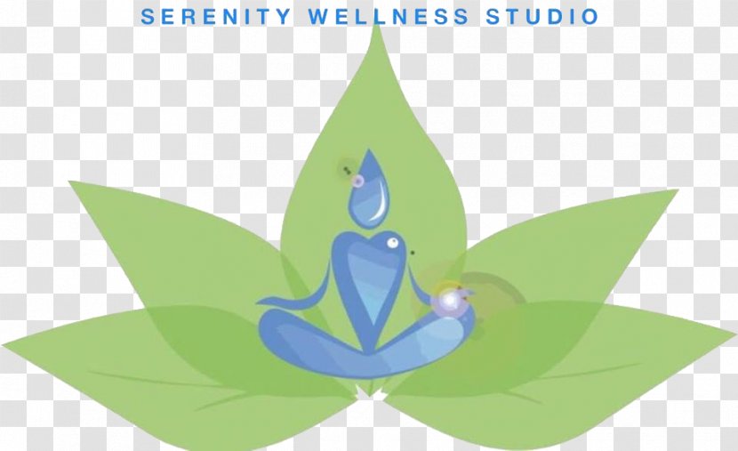Serenity Wellness Studio Fashion Spa House Leaf Logo - Green - Soul Care Spiritual Direction Transparent PNG