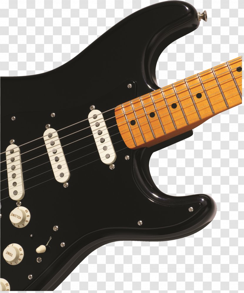Fender Stratocaster The Black Strat Eric Clapton Electric Guitar - Accessory - Waterslide Transparent PNG