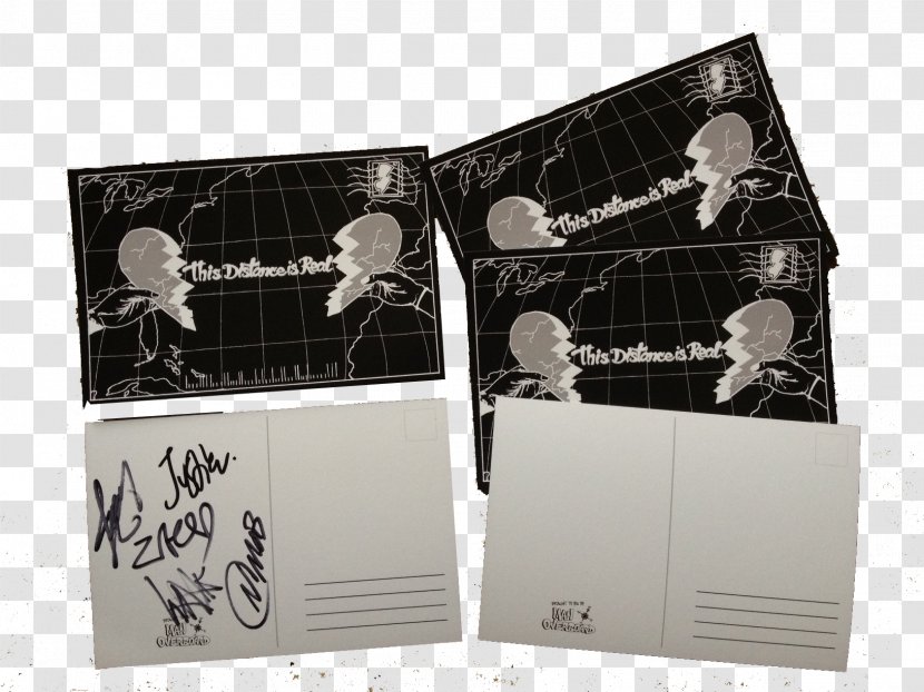 Man Overboard Musical Ensemble T-shirt Pop Punk - Frame - Postal Cards Transparent PNG